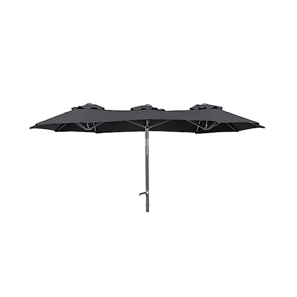 Lex Doppelschirm Sonnenschirm Kurbelschirm 3 x 1,5 m Knickbar Garten Oval A günstig online kaufen