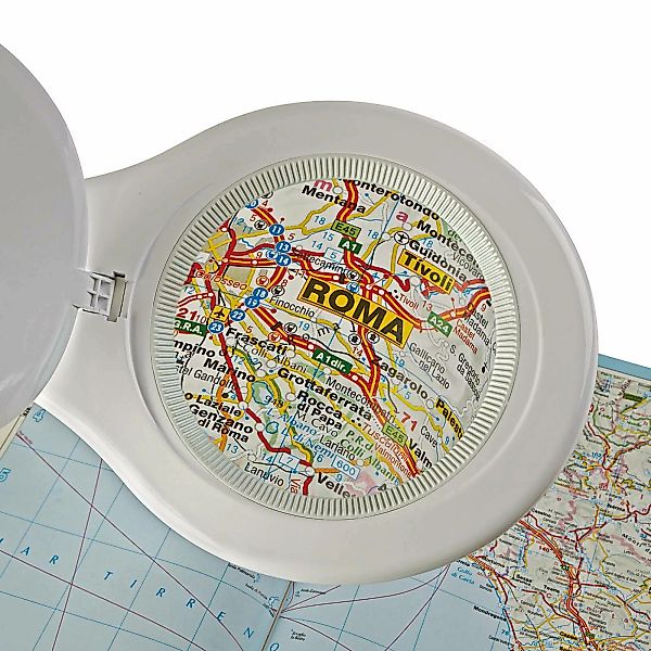 LED-Lupen-Klemmleuchte MAULmakro, weiß, Höhe 50 cm günstig online kaufen
