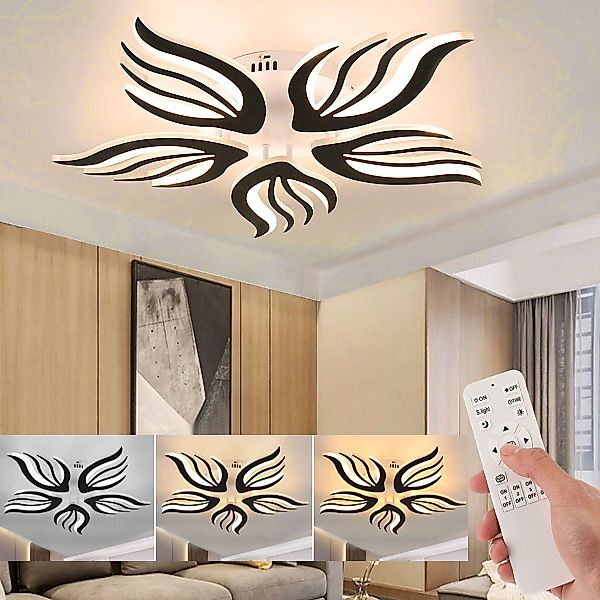 oyajia Deckenleuchte Moderne LED Deckenleuchte, 30/80W günstig online kaufen