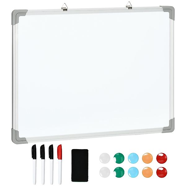 HOMCOM Magnettafel Whiteboard mit 4 Markern, günstig online kaufen