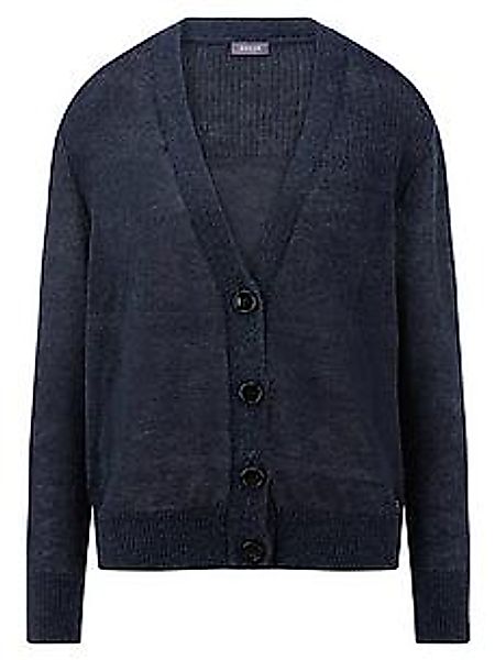 Strickjacke V-Ausschnitt BASLER blau günstig online kaufen