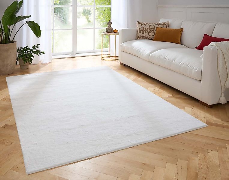 TaraCarpet Teppich Hasenfell Bora Soft, rechteckig, günstig online kaufen