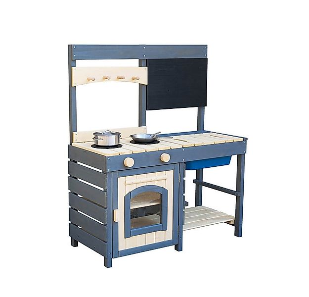 HOME DELUXE Sandkasten Matschküche MUDINO - 80 x 36 x 98,5 cm, inkl. Tafel günstig online kaufen