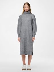 pieces Strickkleid PCMALOU LS ROLLNECK KNIT günstig online kaufen