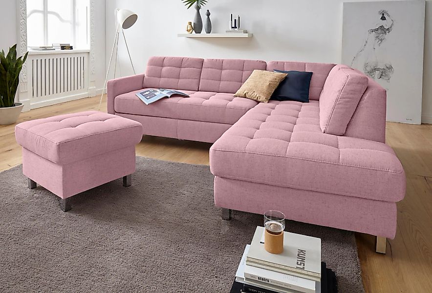 sit&more Ecksofa "Picasso L-Form", wahlweise mit Bettfunktion und Bettkaste günstig online kaufen