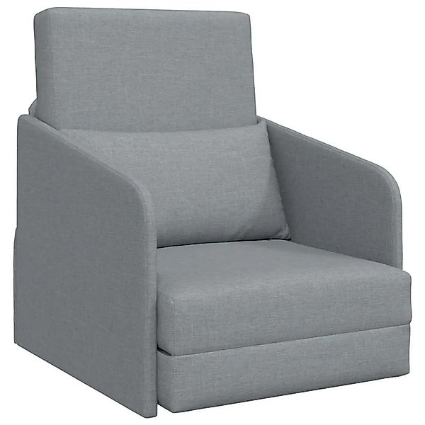 vidaXL Schlafsofa Hellgrau 65 x 80 x 83 cm Stoff 4106637 günstig online kaufen