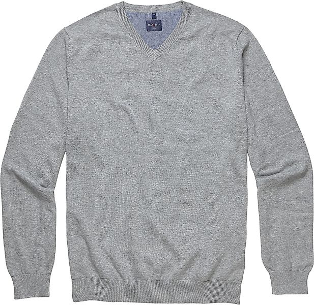 MARVELIS Strickpullover V-Ausschnitt, regular fit, Baumwolle günstig online kaufen