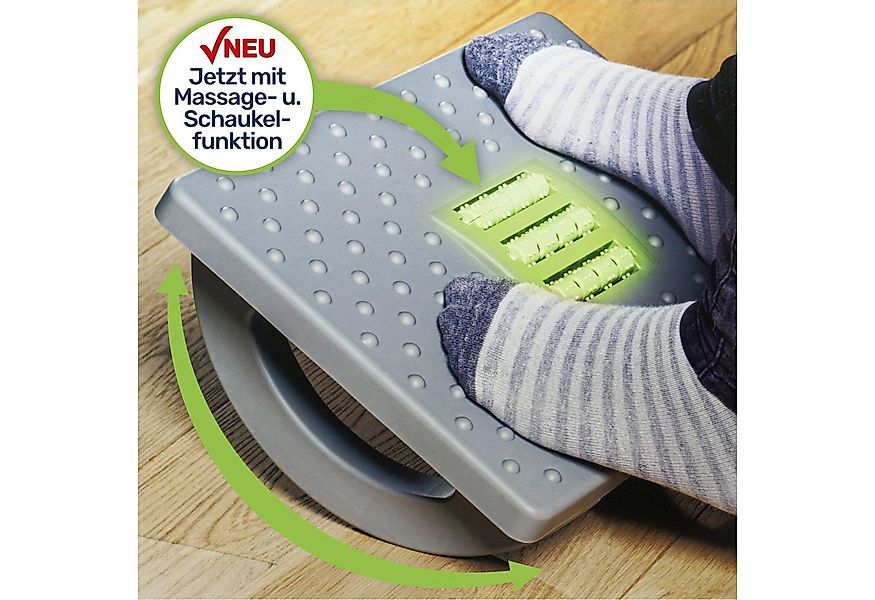Gravidus Fußhocker Ergonomische Fußablage mit Rollenmassage günstig online kaufen