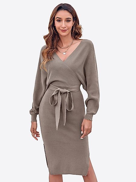 Imily Bela Strickkleid Damen Bodycon-Kleid mit günstig online kaufen