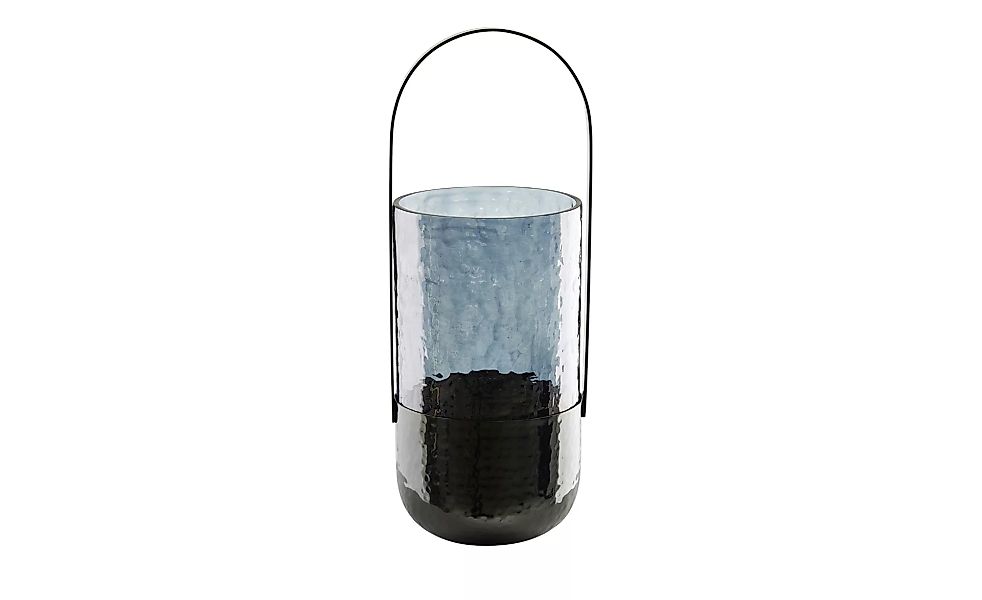 Windlicht - grau - Glas , Metall - 29 cm - Sconto günstig online kaufen