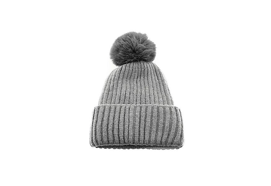 Faera Bommelmütze Strickmütze mit Innenfutter zum Warmhalten im Herbst und günstig online kaufen