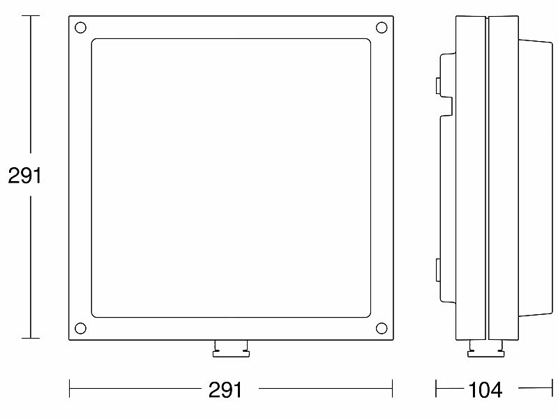 Steinel Sensor-LED-Außenleuchte 104 x 291 303 mm L 690 S ANT 3000K - 53000 günstig online kaufen