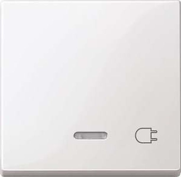 Merten Wippe Kontr.Fenster pws/gl Aufdruck Steckdose 435219 - 435219 günstig online kaufen