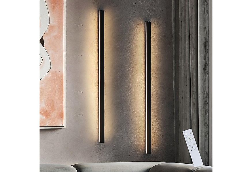 Nettlife LED Wandleuchte Schwarz Modern 60CM 21W Up Down innen Wandbeleucht günstig online kaufen