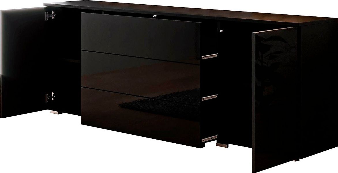 INOSIGN Sideboard PARIS (1 St), Moderne 150cm breite grifflose Kommode, vie günstig online kaufen