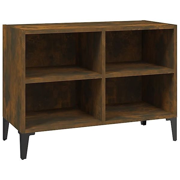 furnicato TV-Schrank mit Metallbeinen Räuchereiche 69,5x30x50 cm (1-St) günstig online kaufen