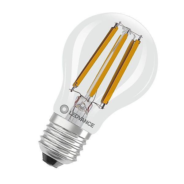 LEDVANCE LED CLASSIC A ENERGY EFFICIENCY B DIM S 8.2W 827 Clear E27 - 40998 günstig online kaufen