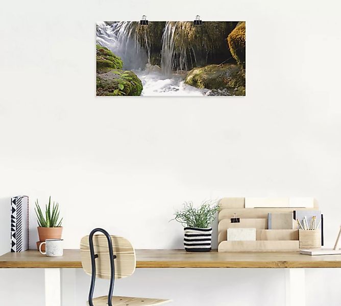 Artland Wandbild "Wasserfall", Gewässer, (1 St.) günstig online kaufen