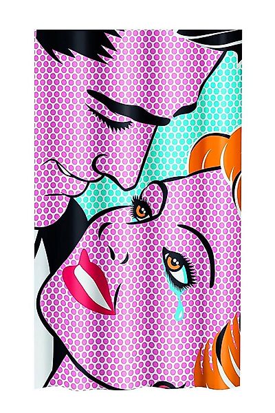 Kleine Wolke Duschvorhang Kleine Wolke Duschvorhänge 180 x 200 cm Kiss günstig online kaufen