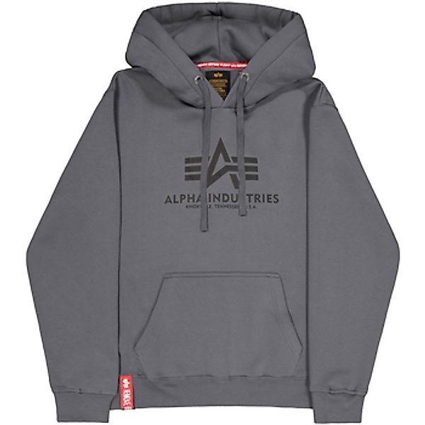 Alpha Industries  Sweatshirt Basic Hoodie - greyblack/black günstig online kaufen