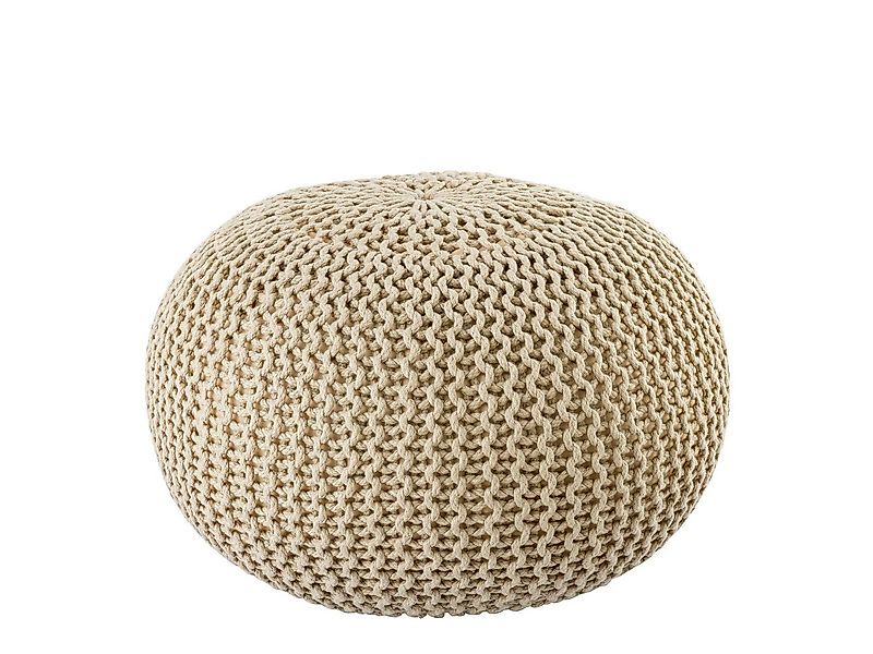 Amagohome Sitzhocker Pouf Outdoor ø 55 o. 45cm Bodenkissen Sitzpouf Hocker günstig online kaufen