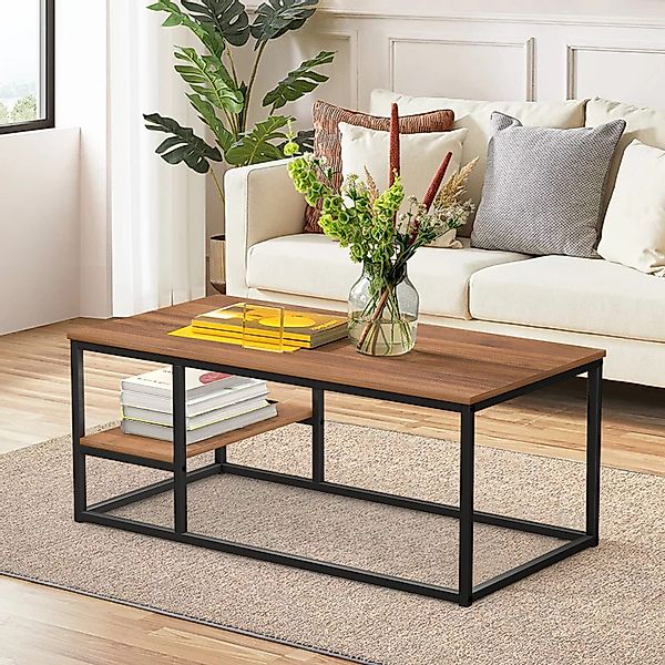 VOWNER Couchtisch Wohnzimmer Tisch, Stahlrahmen (1er-Set), günstig online kaufen