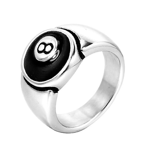 Taffstyle Fingerring 8 Ball Rocker Biker günstig online kaufen