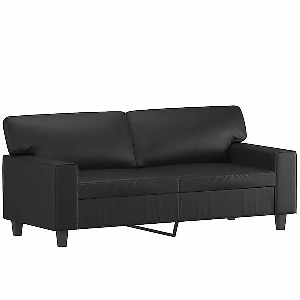 vidaXL 2-Sitzer-Sofa Schwarz 140 cm Kunstleder 359417 günstig online kaufen
