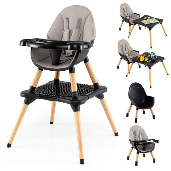 COSTWAY Hochstuhl (1 St), Kombihochstuhl, Babystuhl, günstig online kaufen