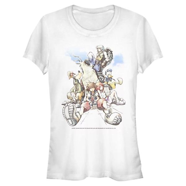 Disney - Kingdom Hearts - Gruppe Group In the Clouds - Frauen T-Shirt günstig online kaufen