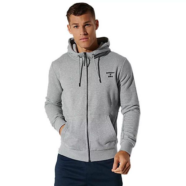 Superdry Core Sport Sweatshirt Mit Reißverschluss 2XL Grey Marl günstig online kaufen