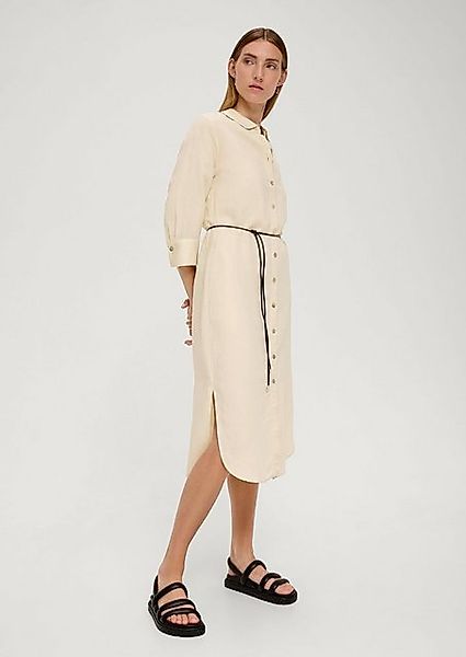 s.Oliver BLACK LABEL Maxikleid Kleid aus Leinenmix günstig online kaufen