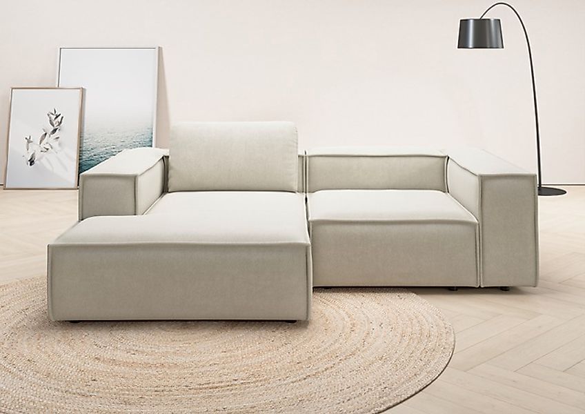 Places of Style Ecksofa »Watertown, kompakte L-Form, 246 cm breite für klei günstig online kaufen