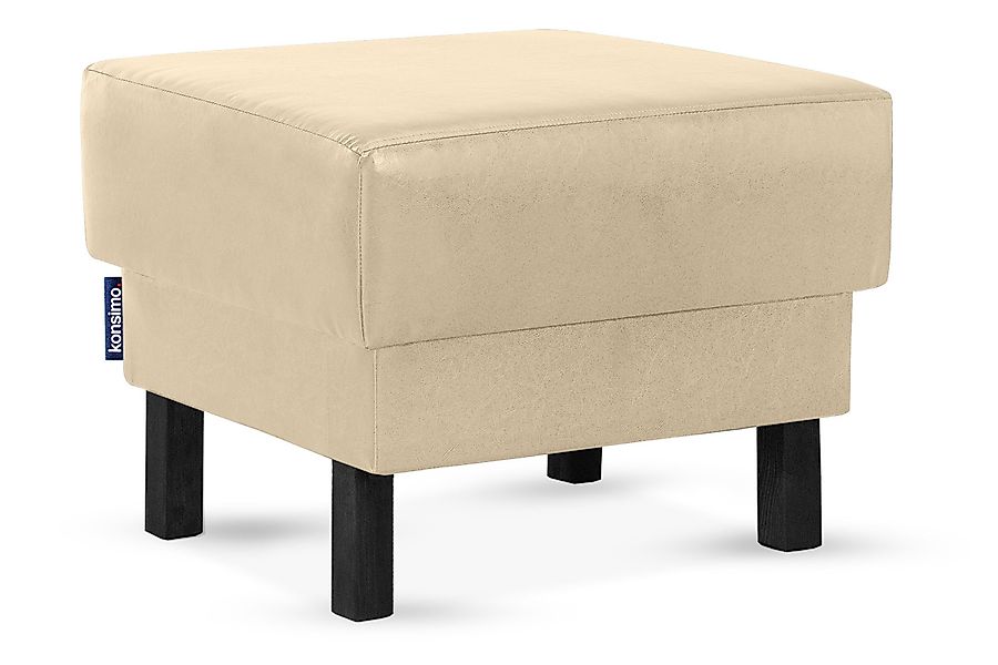 KONSIMO® Sitzhocker ESPECTO Pouffe Hocker, Kunstleder-Puffsessel, günstig online kaufen