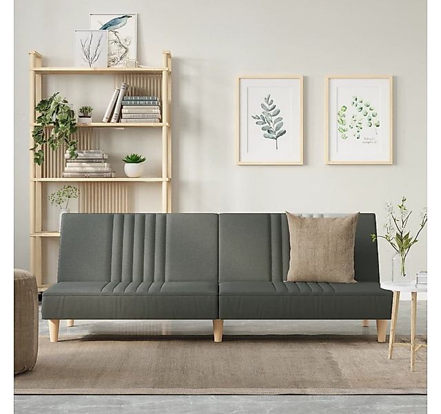 vidaXL Sofa Schlafsofa Dunkelgrau Stoff Schlafcouch Couch Sofa günstig online kaufen