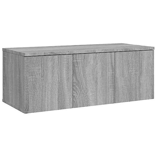 furnicato TV-Schrank Grau Sonoma 80x34x30 cm Holzwerkstoff (1-St) günstig online kaufen