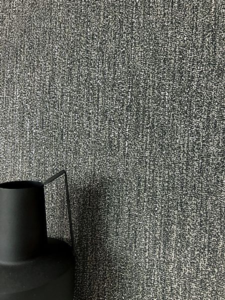Newroom Vliestapete, Schwarz Tapete Modern Unifarbe günstig online kaufen