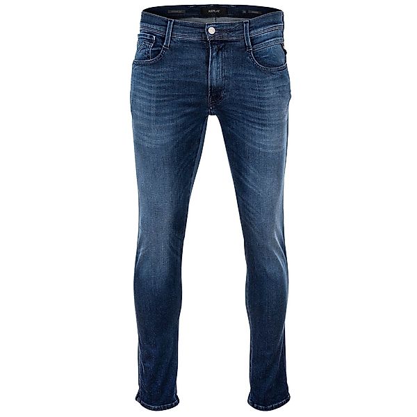 Replay Herren Jeans ANBASS - Slim Fit - Blau - Dark Blue Denim Hyperflex St günstig online kaufen