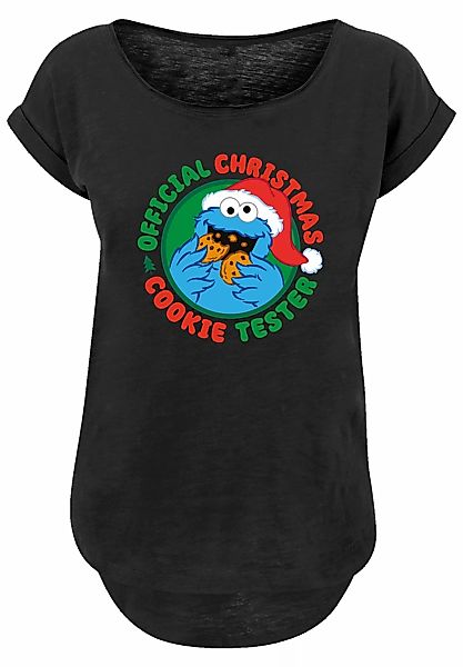 F4NT4STIC T-Shirt "Sesamstrasse Weihnachten Keks Tester", Premium Qualität günstig online kaufen