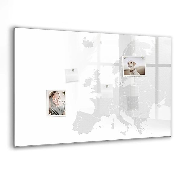 Tulup Schreib Magnettafel Karte Von Europa 90x60 cm Magnettafel Wohnzimmer günstig online kaufen