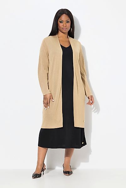 Ulla Popken Langjacke Long-Strickjacke offene Form günstig online kaufen
