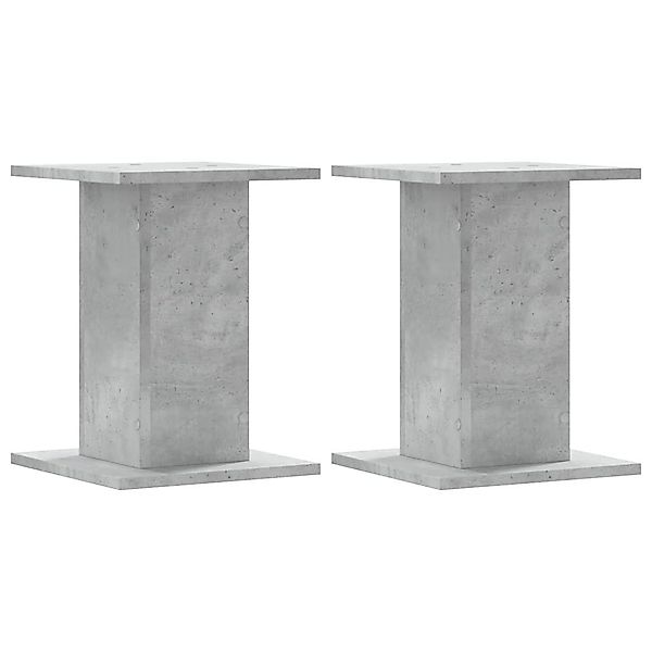 vidaXL Blumenständer Pflanzenständer 2 Stk. Betongrau günstig online kaufen
