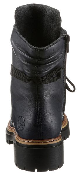 Rieker Schnürboots, Stiefelette, Profilsohle, Blockabsatz, mit günstig online kaufen