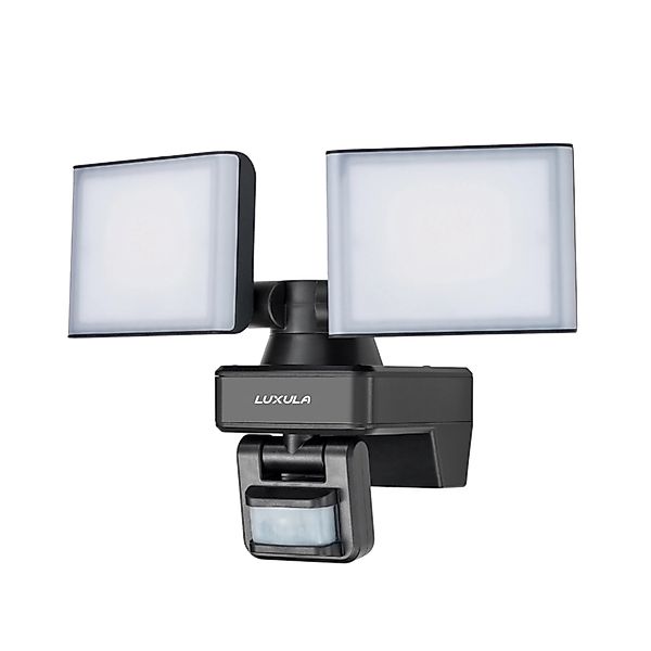 LUXULA LED Strahler Fluter 2x15W 3200lm 4000K Neutralweiß Bewegungsmelder 2 günstig online kaufen