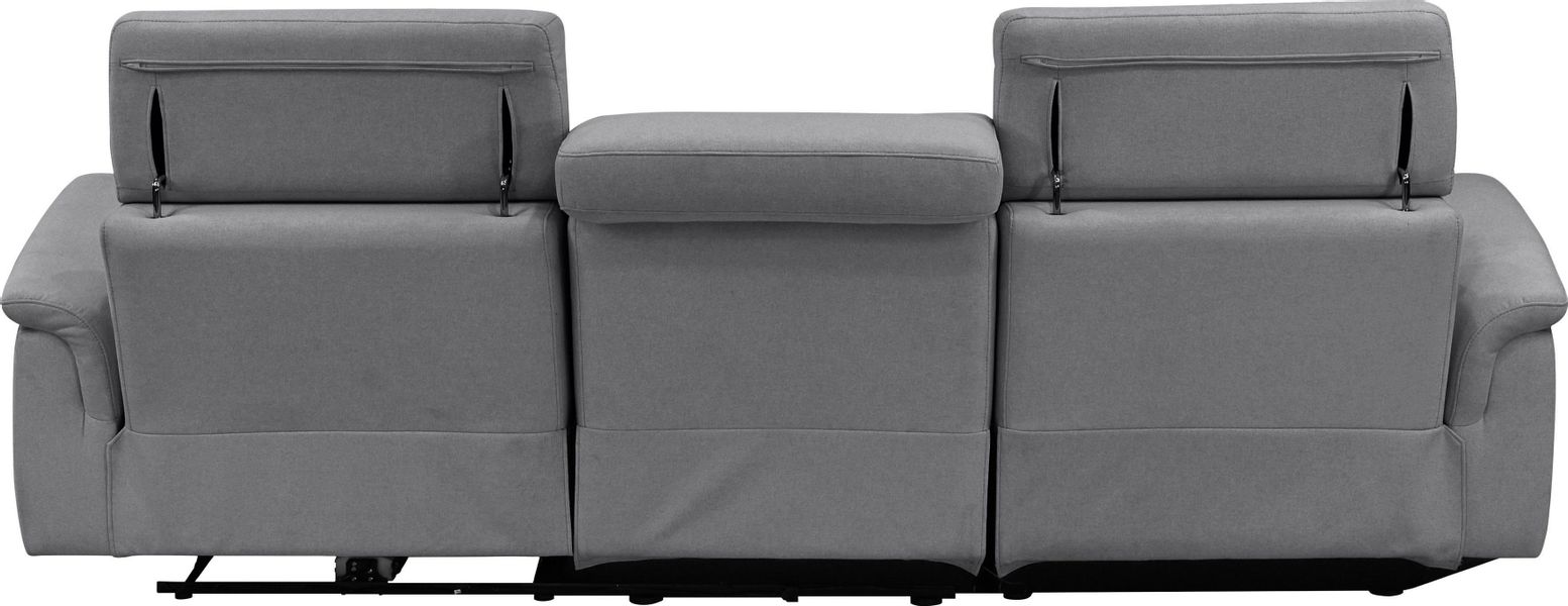 PLACES OF STYLE Ecksofa "Pareli, L-Form, 259cm,m. Recamiere, Echtleder, Kun günstig online kaufen