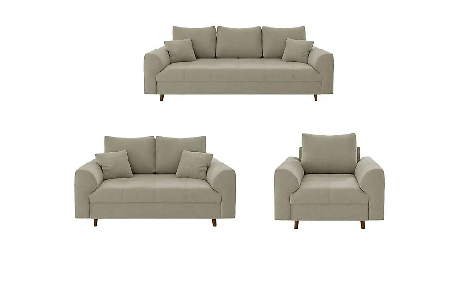 S-STYLE Polstergarnitur 3+2+1  Lars ¦ beige ¦ Maße (cm): B: 210 H: 81 Polst günstig online kaufen