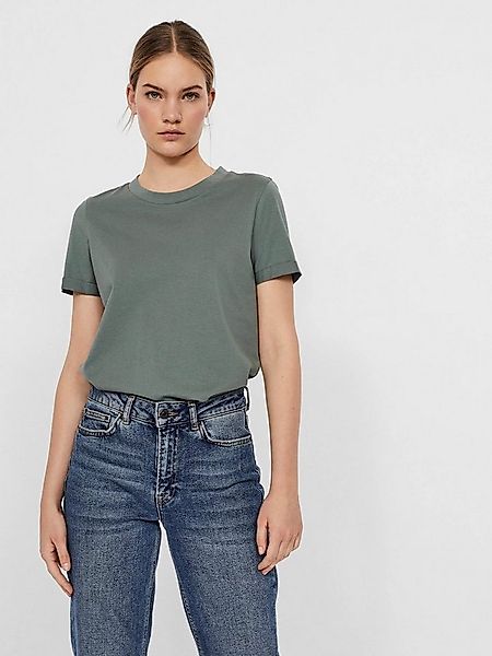 Vero Moda T-Shirt VMPaula (1-tlg) Plain/ohne Details günstig online kaufen
