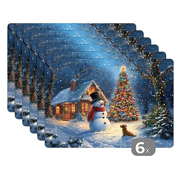 MuchoWow Platzset Weihnachtswunder - Winterabend - günstig online kaufen