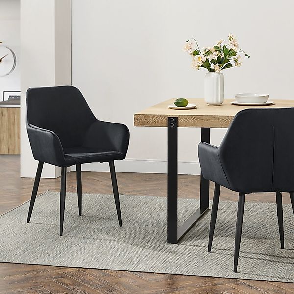 en.casa Esszimmerstuhl (Set), »Hollola« Polsterstuhl mit günstig online kaufen