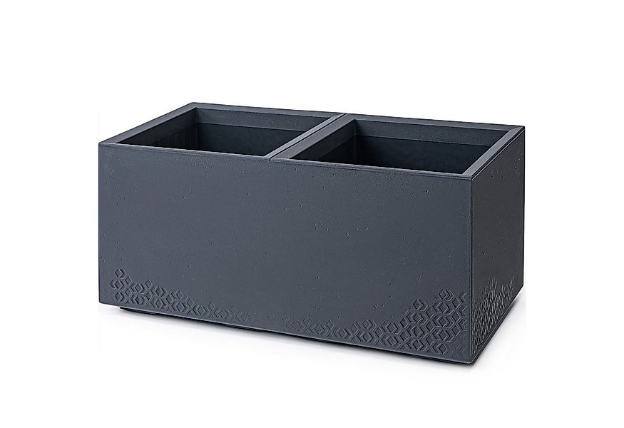 KONZEPT Pflanzkübel groß außen, Blumenkübel mit Rollen, aus Kunststoff (80 günstig online kaufen